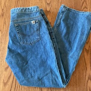 Carhartt Women's Classic Curvy Fit Denim Straight leg size 12 length 30 inches